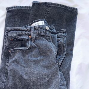 Abercrombie & Fitch Black 90s High Rise Relaxed Curve Love Jeans